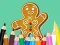 Spil Coloring Book: Gingerbreads online