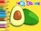 Spil Coloring Book: Avocado Fruit online