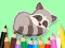 Spil Coloring Book: Baby Raccoon online