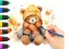 Spil Coloring Book: Autumn Bear online