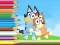 Spil Coloring Book: Bluey And Bingo Holiday online