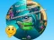 Spil Round Jigsaw Puzzle Collect Pictures of Funny Ocean Inhabitants online
