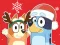 Spil Jigsaw Puzzle: Bluey Christmas Gift online