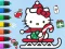 Spil Coloring Book: Hello Kitty Christmas online