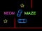 Spil Neon Car Maze online