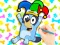 Spil Coloring Book: Clown Bluey online