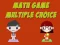 Spil Math Game Multiple Choice online