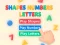 Spil Shapes Numbers Letters online