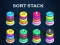 Spil Sort Stack color Hoop Game online