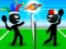 Spil Stickman Sports Badminton online