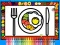 Spil Color and Decorate Dinner Plate online