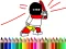 Spil Back To School: Hero Coloring Book online