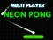 Spil Neon Pong Multi Player online
