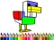 Spil Back To School: Monster Craft Coloring online