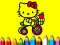 Spil Back To School: Sweet Kitty Coloring online