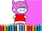 Spil Back To School Coloring Book Pig online