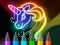 Spil Learn to Draw Glow Cartoon online