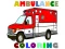 Spil Ambulance Trucks Coloring Pages online