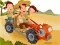 Spil Cartoon Tractor Puzzle online