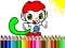 Spil Back To School: Monkey Coloring online