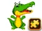 Spil Aligator Puzzle online