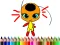 Spil Back To School: Dotted Girl Coloring online