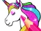 Spil Unicorn Coloring Book Glitter online