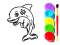 Spil Dolphin Coloring Book online
