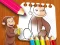 Spil Curious George Coloring Book online