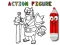 Spil Back To School: Action Figure Coloring online