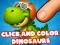 Spil Click And Colors Dinosaurs online