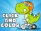 Spil Click And Color Dinosaurs online