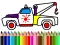 Spil Back To School: Trucks Coloring online