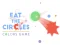 Spil Eat the circles Colors Game online