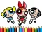 Spil PowerPuff Girls Coloring Book online
