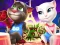 Spil Talking Tom and Angela Coloring online