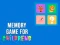 Spil Memory Game for Childrens online