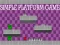 Spil Simple Platform game online