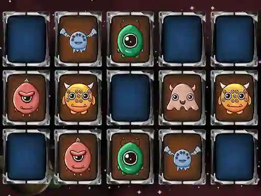 Spil Aliens Memory Game online