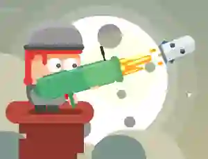 Spil One man invasion online