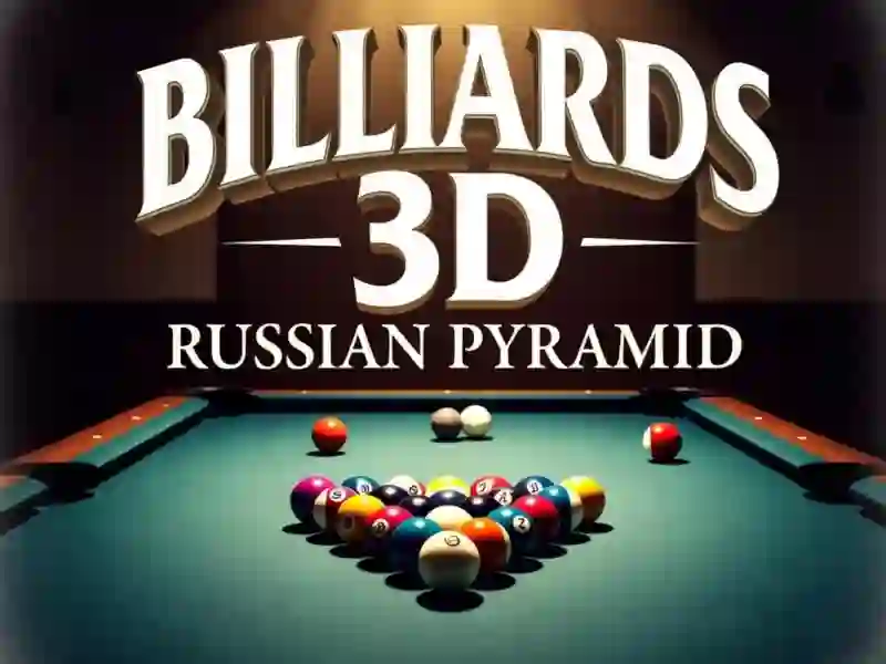 Spil Billiards 3D Russian Pyramid online