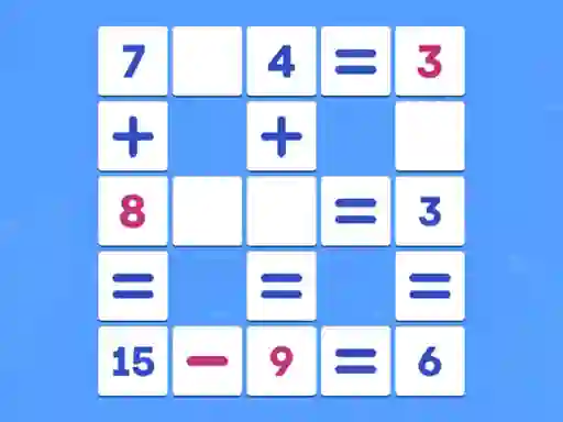 Spil Mathematical Crossword online