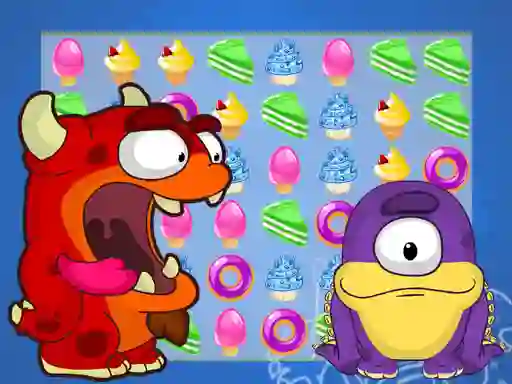 Spil Candy Monster Match 3 online