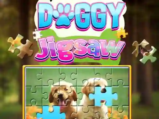 Spil Doggy Jigsaw online