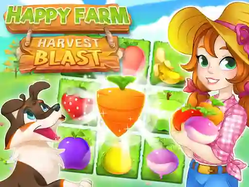 Spil Happy Farm Harvest Blast online