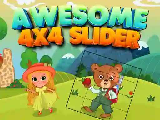 Spil Awesome 4x4 Slider online
