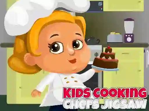 Spil Kids Cooking Chefs Jigsaw online