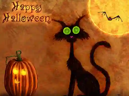 Spil Happy Halloween 2020 Puzzle online