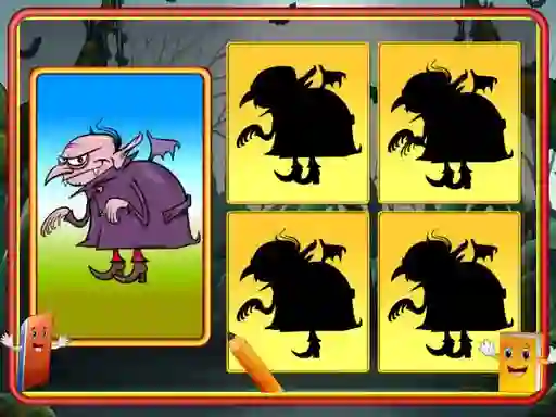 Spil Shadow Match Halloween online