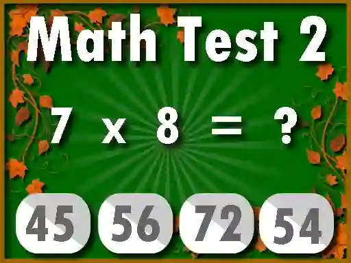Spil Math Test 2 online